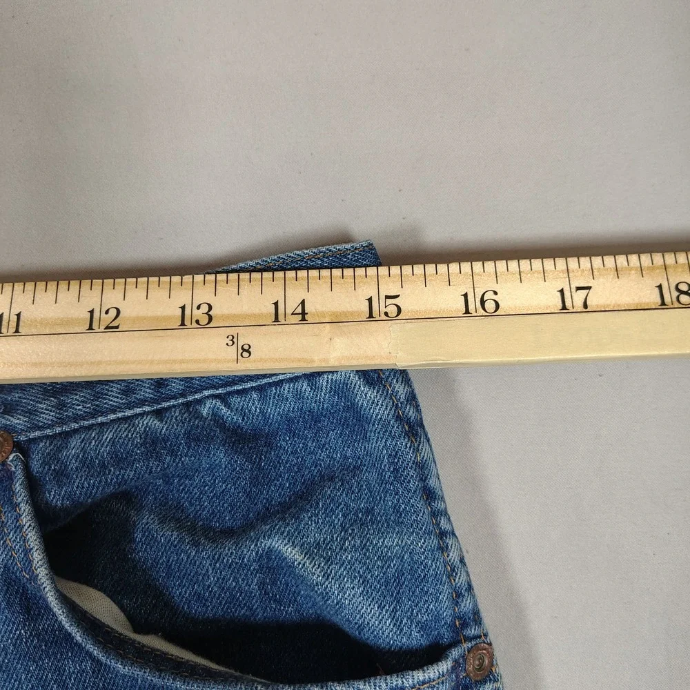 Wrangler Jeans Mens 33x30 Blue Vintage 85311PW Straight Leg Denim Made in USA